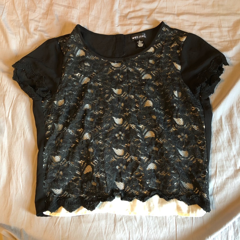wet seal floral top